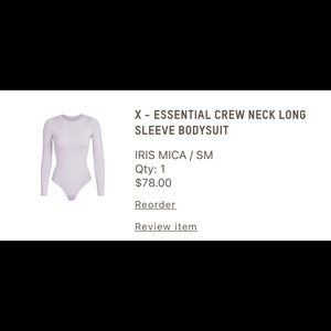 Skims bodysuit